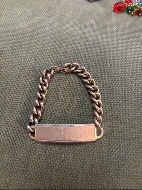 Speidel Silver-Tone vintage women’s ID Bracelet - ERIC
